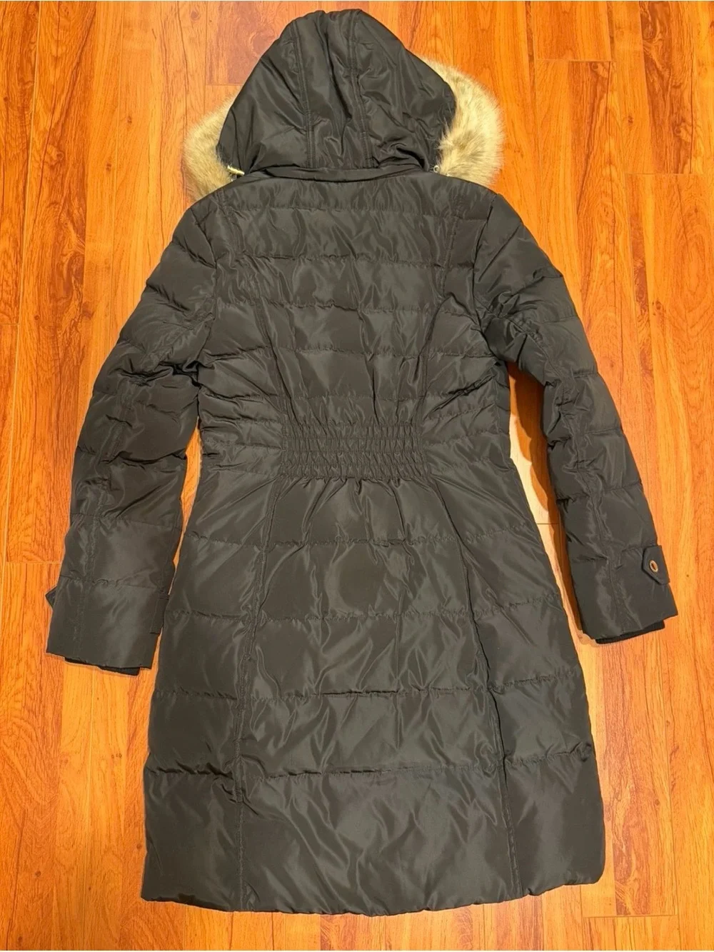 Michael Kors Down Jacket with Faux Fur Hood